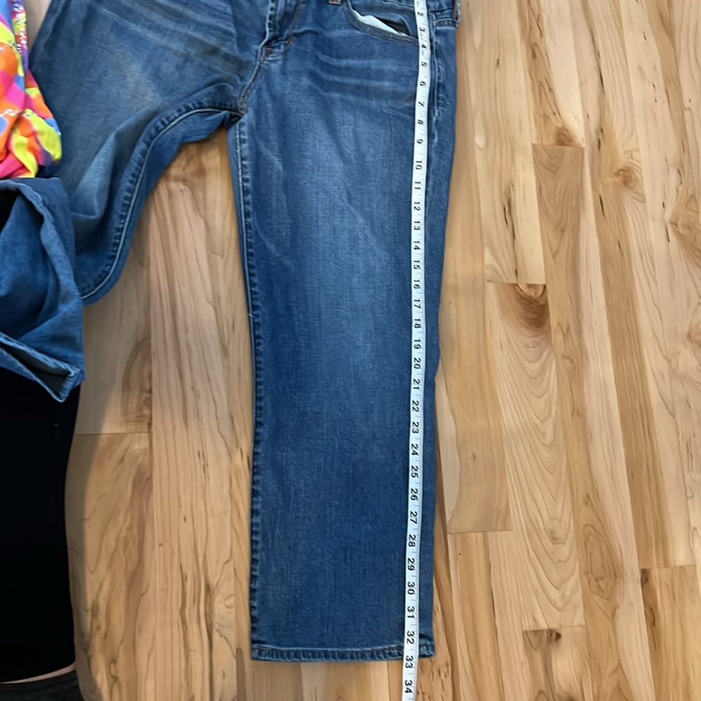 Lucky Brand Sweet Crop Jeans Size 14 / 32 - Picture 12 of 14